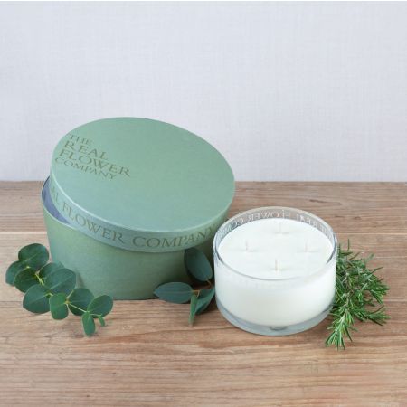 Rosemary & Eucalyptus Scented 4 Wick Candle